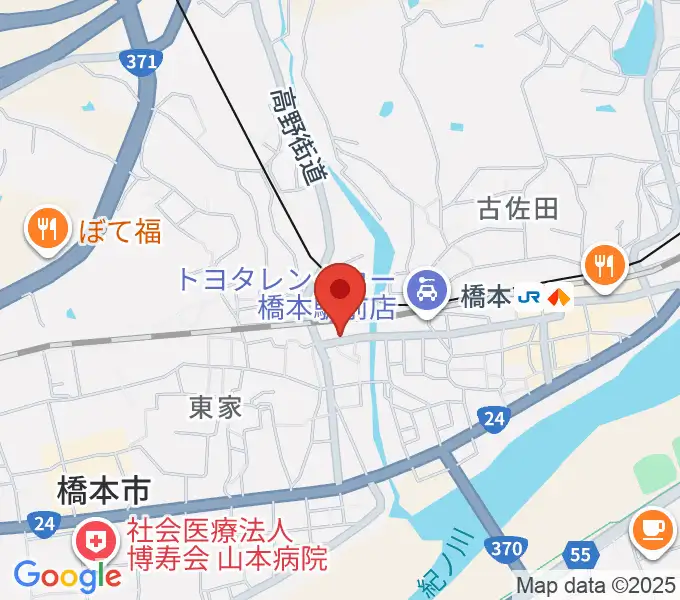 FMはしもとの地図