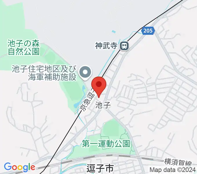 湘南ビーチFMの地図