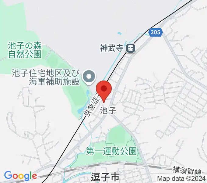 湘南ビーチFMの地図