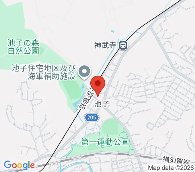 湘南ビーチFMの地図