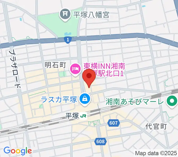 FM湘南ナパサの地図
