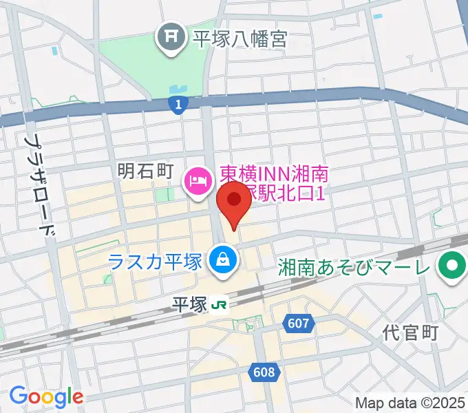 FM湘南ナパサの地図