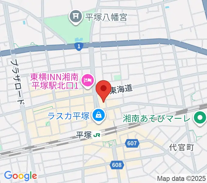 FM湘南ナパサの地図