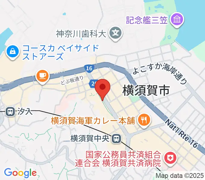 FMブルー湘南の地図