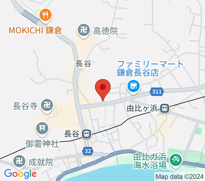 鎌倉エフエムの地図