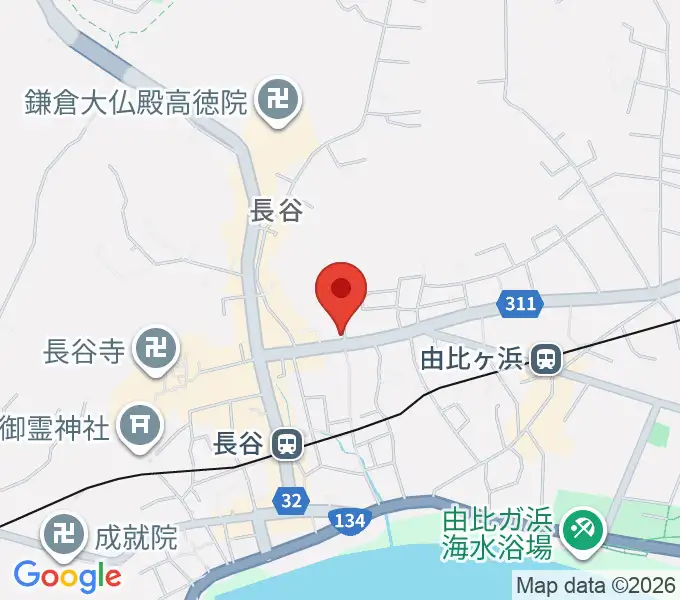 鎌倉エフエムの地図
