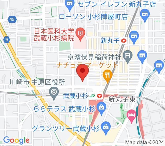 かわさきFMの場所
