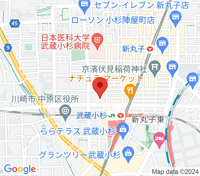 かわさきFMの場所