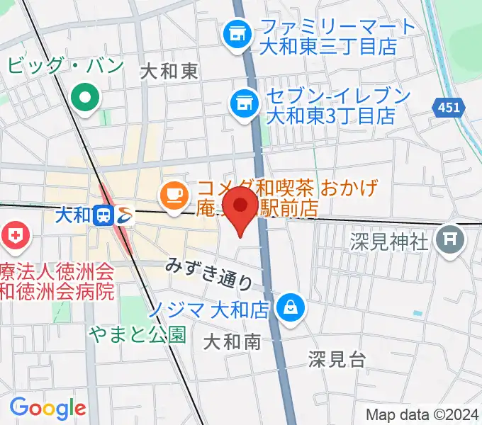 FMやまとの地図