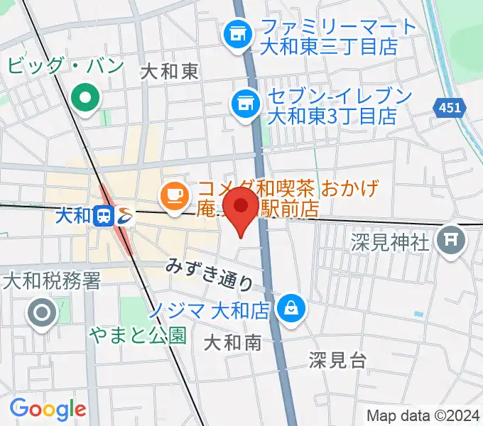 FMやまとの地図