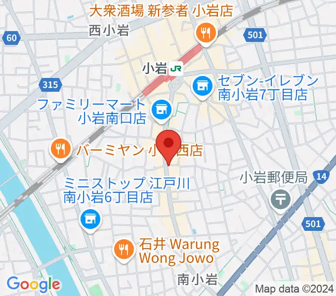 エフエム江戸川の地図