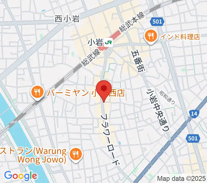 エフエム江戸川の地図