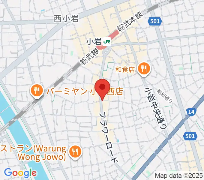 エフエム江戸川の地図