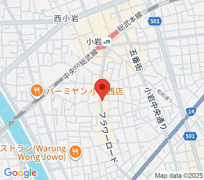 エフエム江戸川の地図