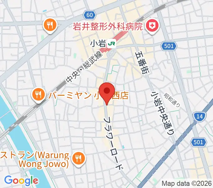 エフエム江戸川の地図