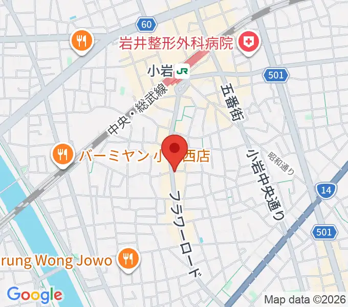 エフエム江戸川の地図