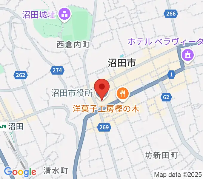 FM OZEの地図
