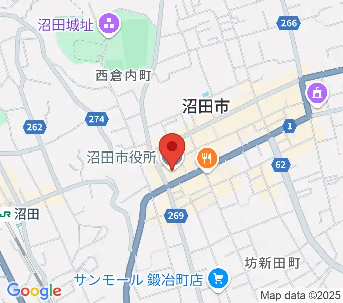 FM OZEの地図
