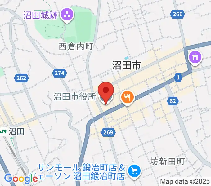 FM OZEの地図