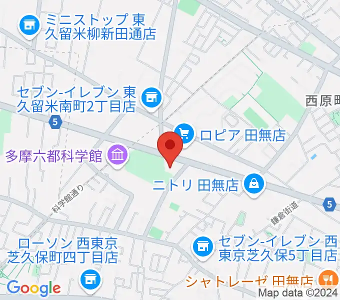 エフエム西東京の地図