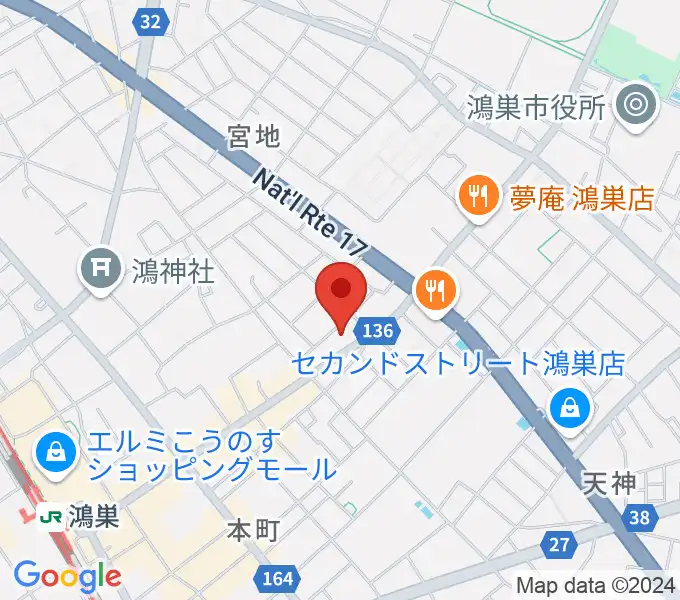 フラワーラジオの地図