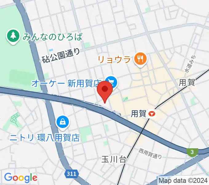 エフエム世田谷の地図