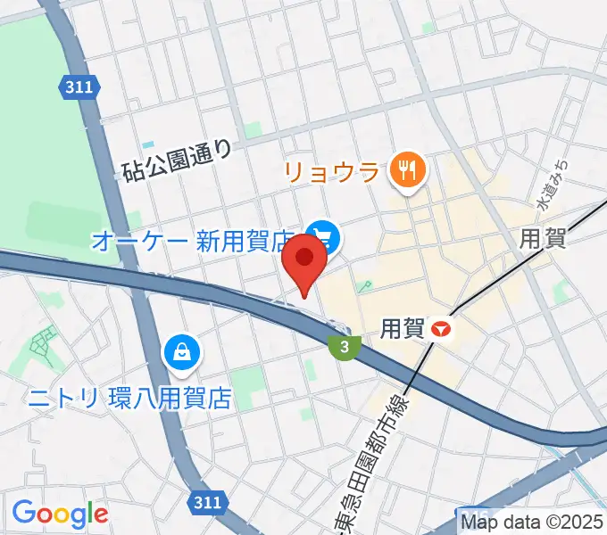 エフエム世田谷の地図