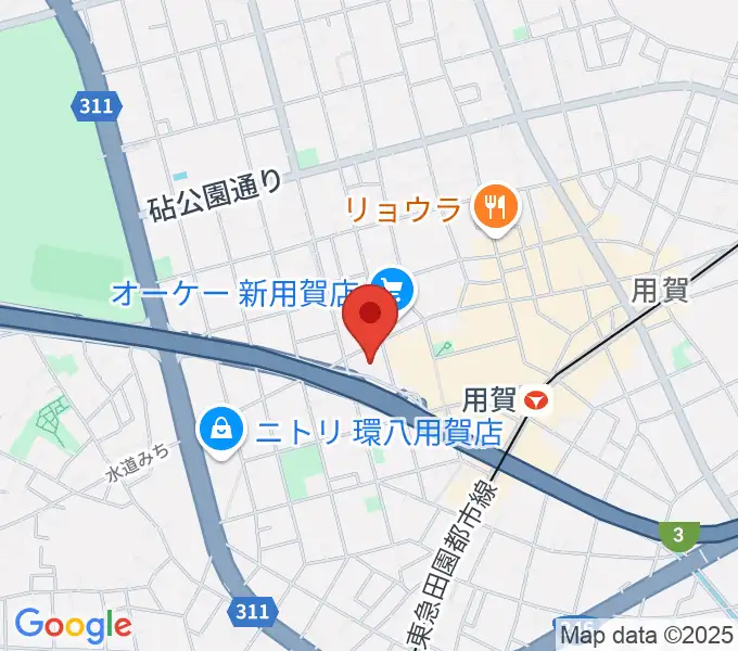 エフエム世田谷の地図