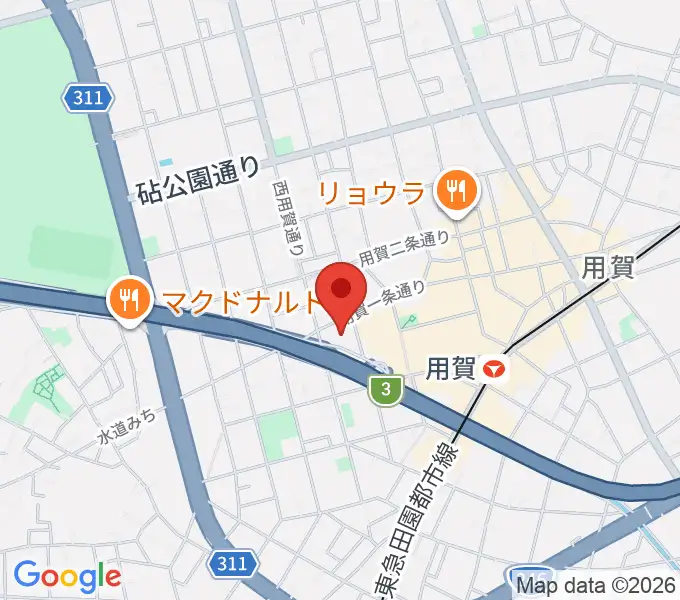 エフエム世田谷の地図