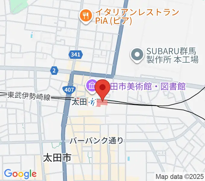 エフエム太郎の地図