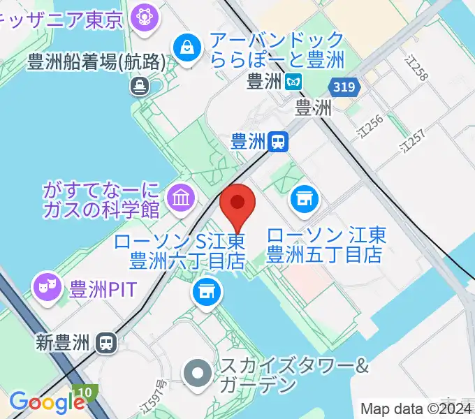 レインボータウンFMの地図