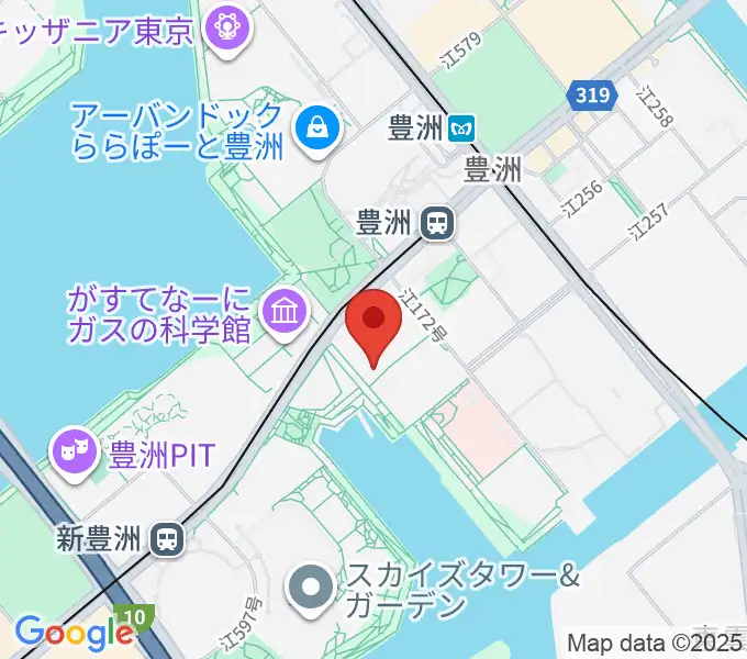 レインボータウンFMの地図
