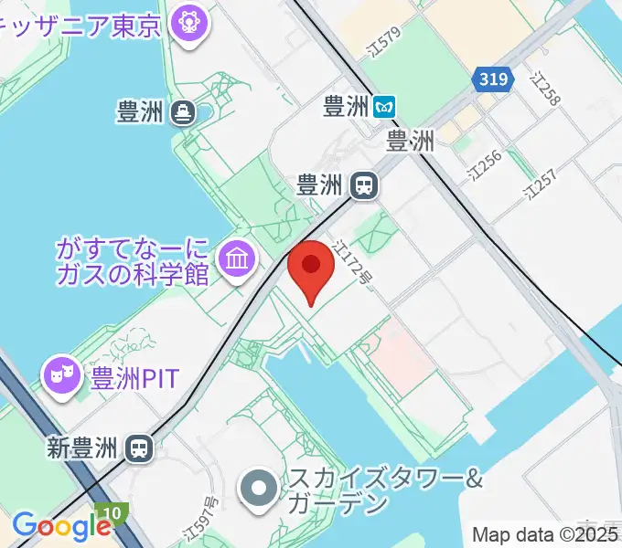 レインボータウンFMの地図