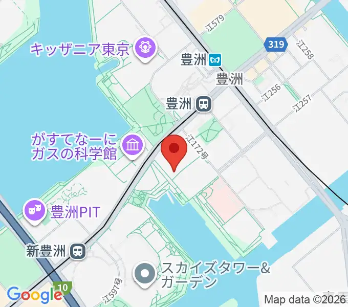 レインボータウンFMの地図