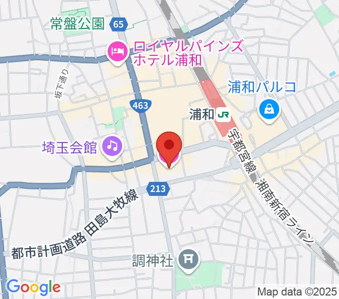 REDS WAVEの地図