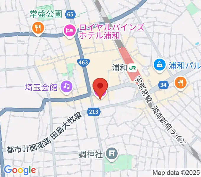 REDS WAVEの地図
