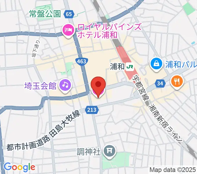 REDS WAVEの地図