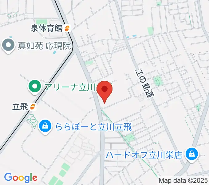 エフエムたちかわの地図