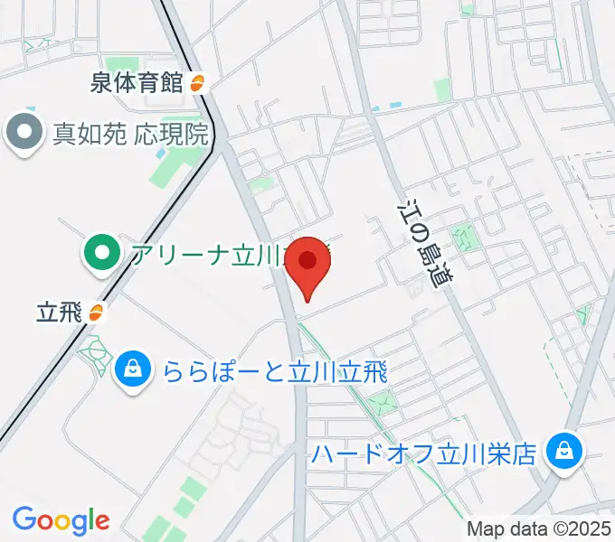 エフエムたちかわの地図