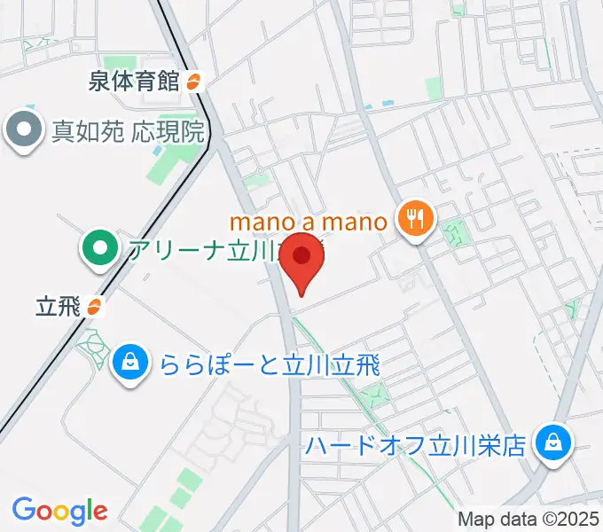 エフエムたちかわの地図