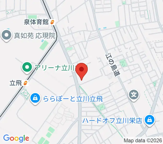 エフエムたちかわの地図