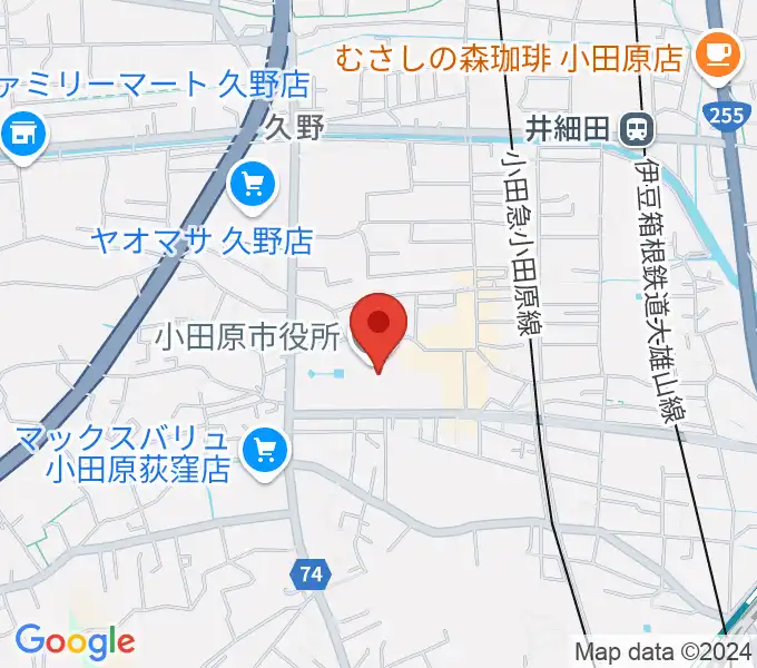 FMおだわらの地図