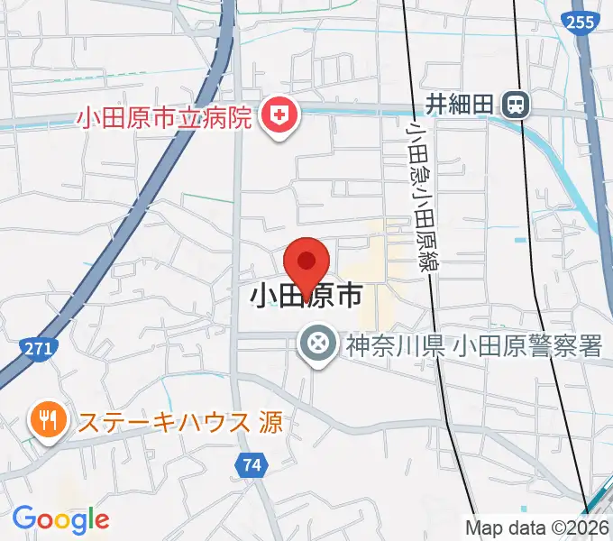 FMおだわらの地図