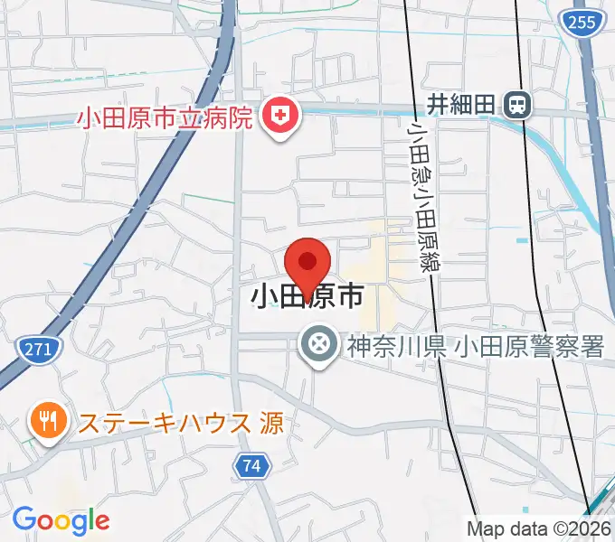 FMおだわらの地図