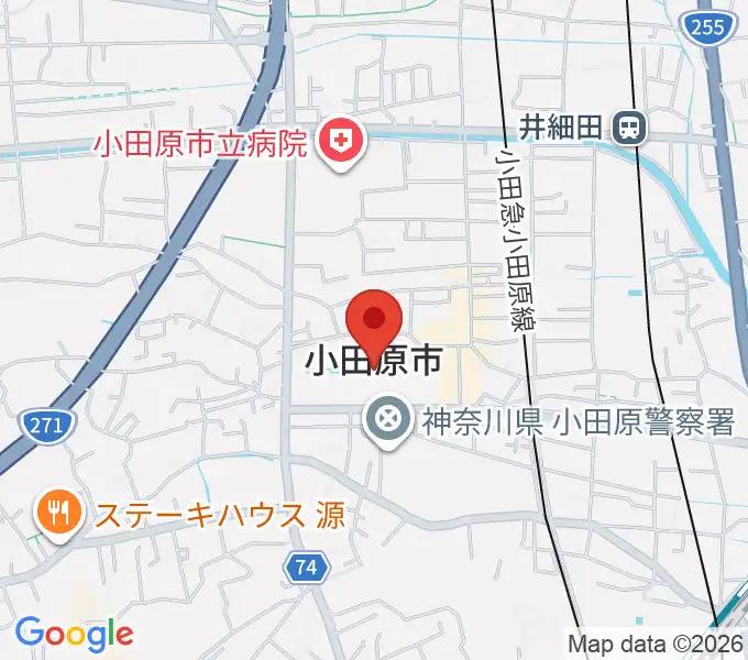 FMおだわらの地図