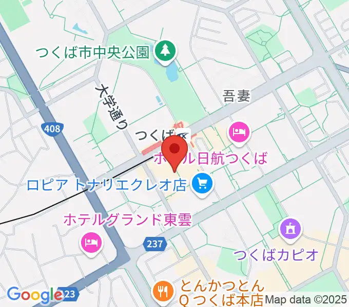ラヂオつくばの地図