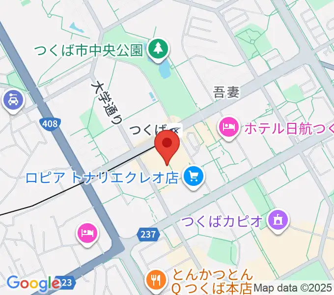 ラヂオつくばの地図