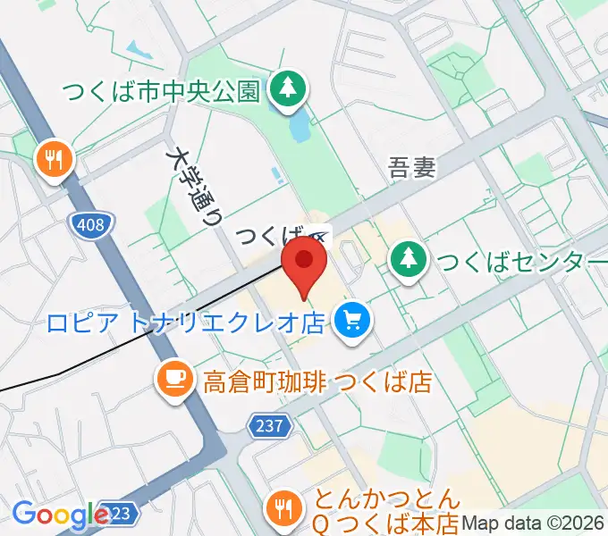 ラヂオつくばの地図