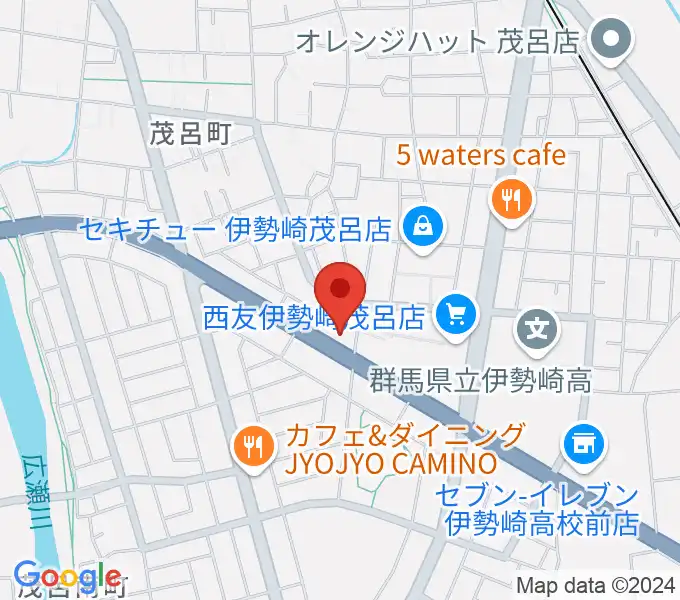 いせさきFMの地図