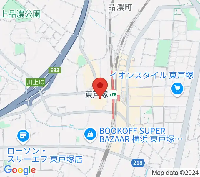 エフエム戸塚の地図